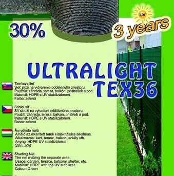 Tieniaca sieť Ultralight 300 cm/50 m - 30%